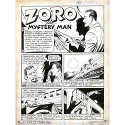 Al Duca - Original Art for Master Comics #10 (Fawcett, 1941). From early in the Master Comics run...