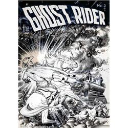 Ghost Rider Frazetta Frank Frazetta - Original Cover Art for Ghost Rider #3 (ME, 1950 ...