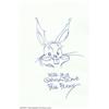 Image 1 : Chuck Jones - Bugs Bunny Sketch (undated). Quick but lively sketch of the legendary Bugs Bunny by...