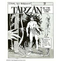 Jeff Jones - Tarzan at the Earth's Core, Cover and Complete 8-Page Story (undated) This is a semi...