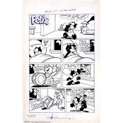 Otto Messmer - Original Art for Felix The Cat #53 Complete 8-Page story (Toby Press). This is a c...