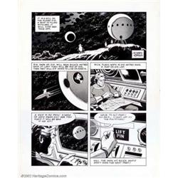 Howard Nostrand - Original Art Panel Page (undated). This Howard Nostrand page is from a scholast...