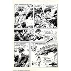 Dan Spiegle - Seven Original Pages from Korak (Gold Key). Offered here is a lot of seven pages fr...