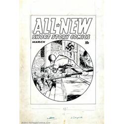 Unknown Artist - Original Cover Art for All New Comics #2 (Harvey Publications). This Cover to Al...