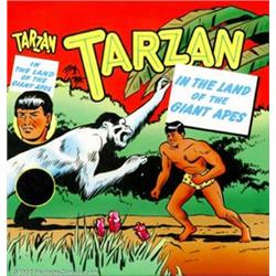 Unknown Artist - Original Cover Art for Big Little Book #1467, "Tarzan: In the Land of the Giant...