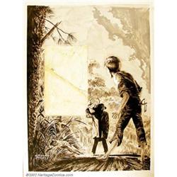Graham Ingels - Original Art for Terror Illustrated #1, "The Basket" Complete 12-Page Story. The...
