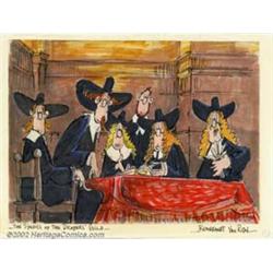 Don Martin - Original Art Color Prelim for Mad Poster (EC, 1974). Originally published in Mad Spe...