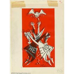 Antonio Prohias - MAD Spy vs. Spy Original Splash (unpublished) (EC/Signet, 1965). This is the la...