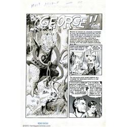 Al Williamson - Original Art for Weird Fantasy #15, Complete 7-Page Story,  By George  (EC, 1952)...