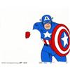 Image 1 : Original Animation Art for Captain America (undated). From an undetermined production, the Star-S...