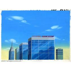 Original Production Animation Backgrounds from Marvel Features (undated). Production backgrounds,...