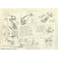 Jack Kirby - Original Character Designs for "Z-Z-1-2-3" (1978?). Jack Kirby was a veritable fount...