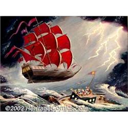Carl Barks - "Flying Dutchman" (circa 1972). Born in Merrill, Oregon in 1901, Carl Barks joined W...