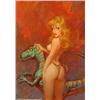 Image 1 : Joe Chiodo - Original Cover Art for Dino Babes, Volume I (SQP, Inc, 1997). The modern successor t...