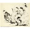 Image 1 : Frank Frazetta - Original Illustration "Trail Colt" (circa 1948). Frank Frazetta captures a viole...