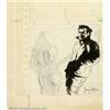 Image 1 : Frank Frazetta - Original Art Sketch (Unpublished EC story). From first glance, it is obvious tha...
