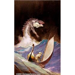 Frank Frazetta - Original Oil Painting "Carson of Venus" (Ace Books, 1973). This fantastic oil by...
