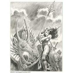 Blas Gallego - Original Illustration (undated). A multi-talented artist whose work can range from...