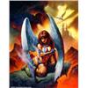 Image 1 : Alex Horley - Original Art for Heavy Metal Magazine "Fallen Angel" (2000). Easily one of the hott...