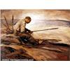 Image 1 : Jeff Jones - Original Oil Painting "The After" (undated). Well known for his fantasy work, especi...