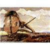 Image 1 : Jeff Jones - Original Oil Painting "After the Fire" (undated) Combining classical illustrative te...