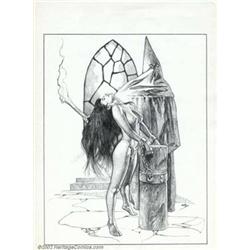 Manuel Sanjulian - Original Illustration (No Publisher, undated). Born in Spain in 1941, Sanjulia...