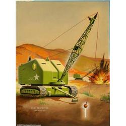 Alex Schomburg - Original Cover Art -  Mine Destroyer  (circa 1943). Whether they were life-savin...