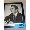 Image 1 : Autographed framed black and white 8X10 photo