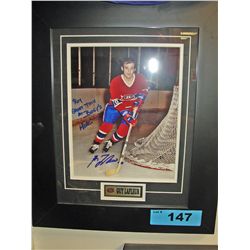 Autographed (blue felt)  NHL Montreal Canadianas