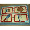 Image 1 : Wool baseball rug