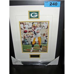 Framed football photo
