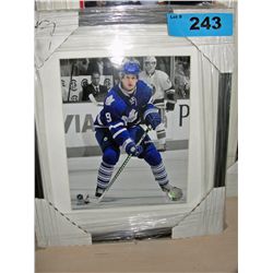 Framed hockey photo