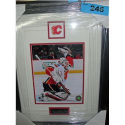Framed hockey photo