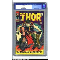 Thor #127 (Marvel, 1966) CGC VF+ 8.5 Off -white pages. The purple cover of this book really stand...