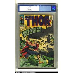 Thor #132 (Marvel, 1966) CGC NM 9.4 Off-white pages. This is a classic issue by Jack Kirby and Vi...