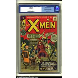 X-Men #2 (Marvel, 1963) CGC VF+ 8.5 Off-white pages. The Vanisher makes his first appearance in t...