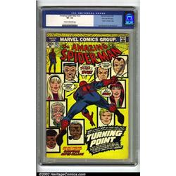 The Amazing Spider-Man #121 Stan Lee File Copy (Marvel, 1973) CGC VF- 7.5 Cream to off-white page...