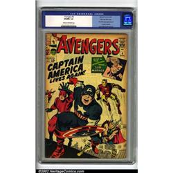 The Avengers #4 Stan Lee File Copy (Marvel, 1964) CGC VG/FN 5.0 Cream to off-white pages. Captain...