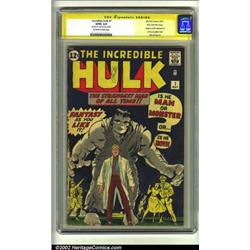 The Incredible Hulk #1 Stan Lee File Copy (Marvel, 1962) CGC G/VG 3.0 Off-white to white pages. S...