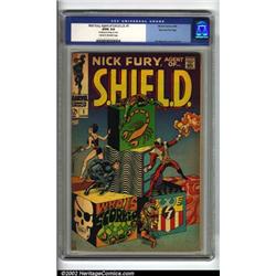 Nick Fury, Agent of SHIELD #1 Stan Lee File Copy (Marvel, 1968) CGC G/VG 3.0 cream to off-white p...