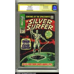 The Silver Surfer #1 Stan Lee File Copy (Marvel, 1968) CGC VG 4.0 Cream to off-white page. Signat...