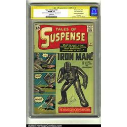 Tales of Suspense #39 Stan Lee File Copy (Marvel, 1963) CGC VG/FN 5.0 Off-white pages. Signature...