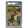 Image 1 : Amazing Fantasy #15 (Marvel, 1962) CGC FN- 5.5 Off-white to white pages. Steve Ditko brings the W...