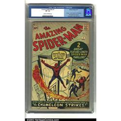 The Amazing Spider-Man #1 (Marvel, 1963) CGC VF- 7.5 Cream to off-white pages. This first issue o...