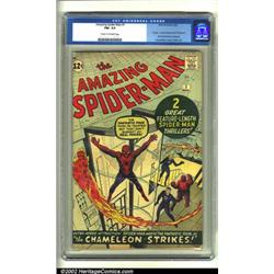 The Amazing Spider-Man #1 (Marvel, 1963) CGC FN+ 6.5 Cream to off-white pages. This solid book is...