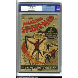 The Amazing Spider-Man #1 (Marvel, 1963) CGC GD+ 2.5 Off-white pages. For those of you who want t...