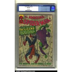 The Amazing Spider-Man #6 (Marvel, 1963) CGC VF 8.0 Off-white pages. The Lizard has been a nemesi...