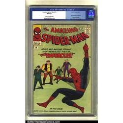 The Amazing Spider-Man #10 (Marvel, 1964) CGC VF 8.0 Cream to off-white pages. Spidey is now the...