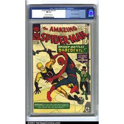 The Amazing Spider-Man #16 (Marvel, 1964) CGC NM 9.4 Off-white to white pages. Spider-Man becomes...