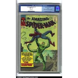 The Amazing Spider-Man #20 (Marvel, 1965) CGC NM- 9.2 Off-white pages. Spider-Man battles that ne...
